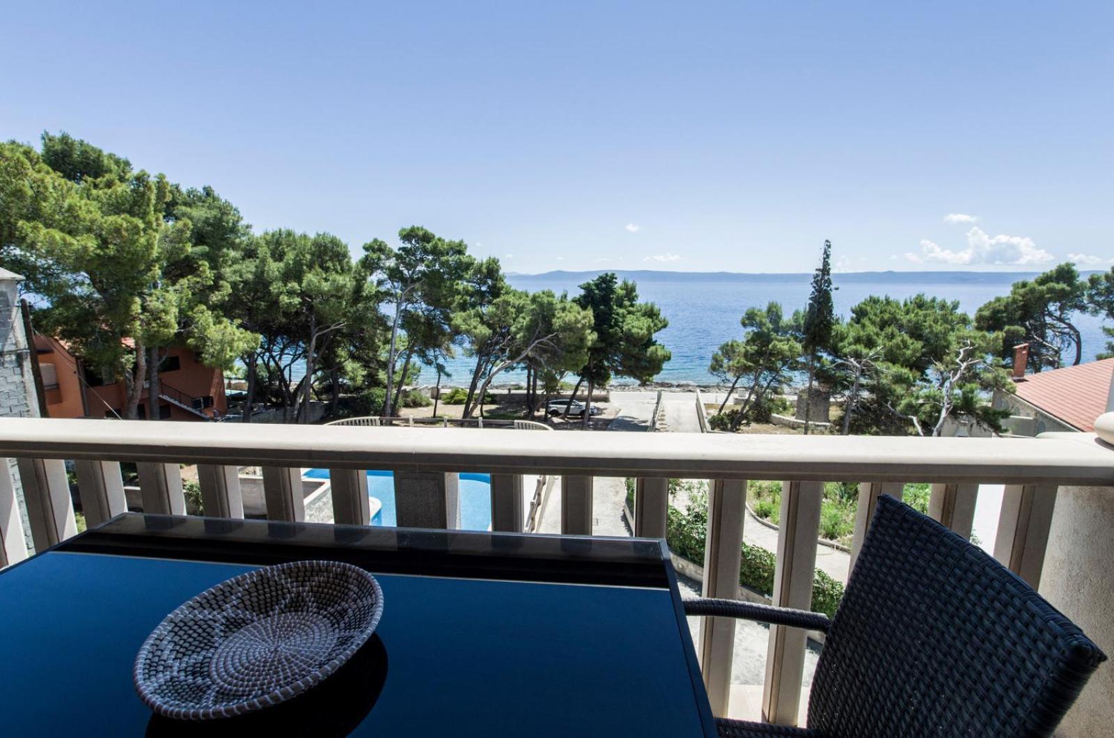 Vila Vera Seafront Apartments Sumartin Bagian luar foto